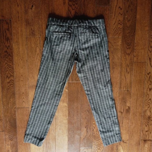 Banana Republic Sloan Fit Women's B&W Striped Pants Size 00 - Picture 5 of 6